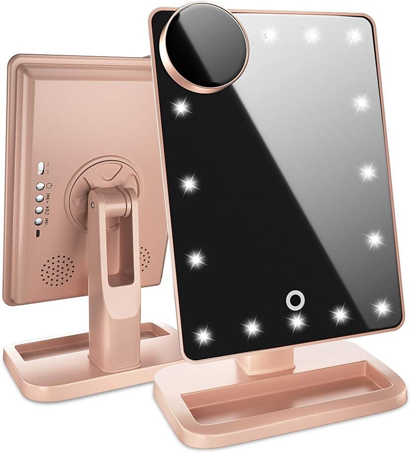 Miroir de maquillage LED avec Bluetooth KAIBA