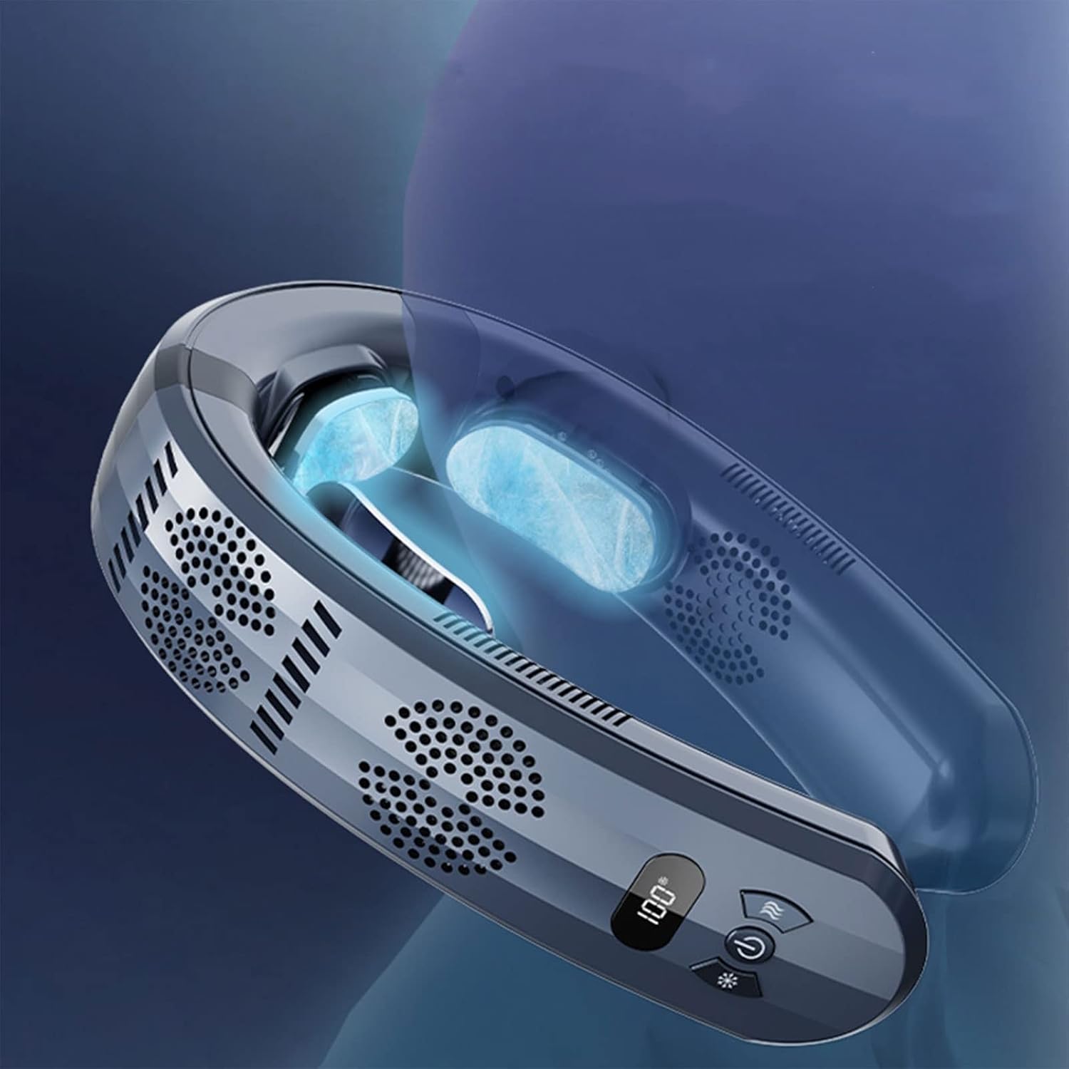 Ventilateur de cou portable avec plaques refroidissantes 6000 mAh KAIBA