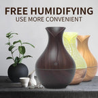 Humidificateur diffuseur d’arôme effet bois 130 ml KAIBA