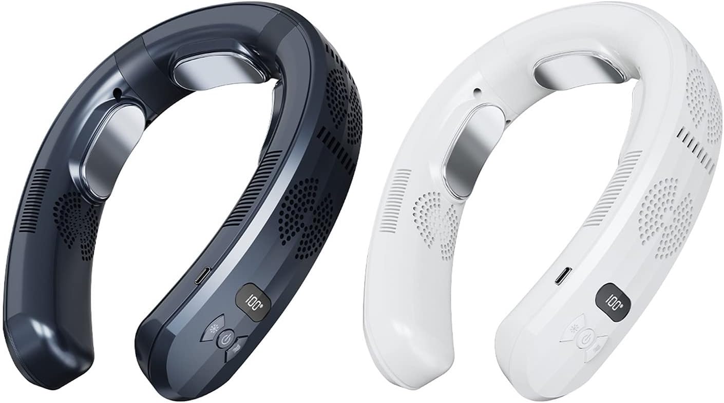 Ventilateur de cou portable avec plaques refroidissantes 6000 mAh KAIBA