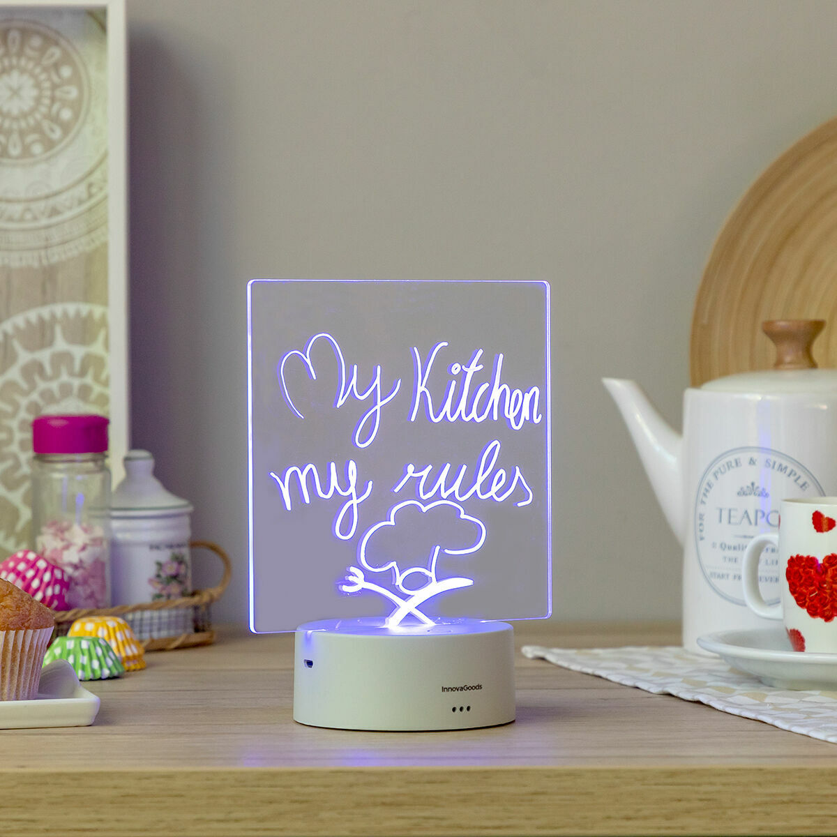 Tableau LED lumineux pour notes et messages KAIBA