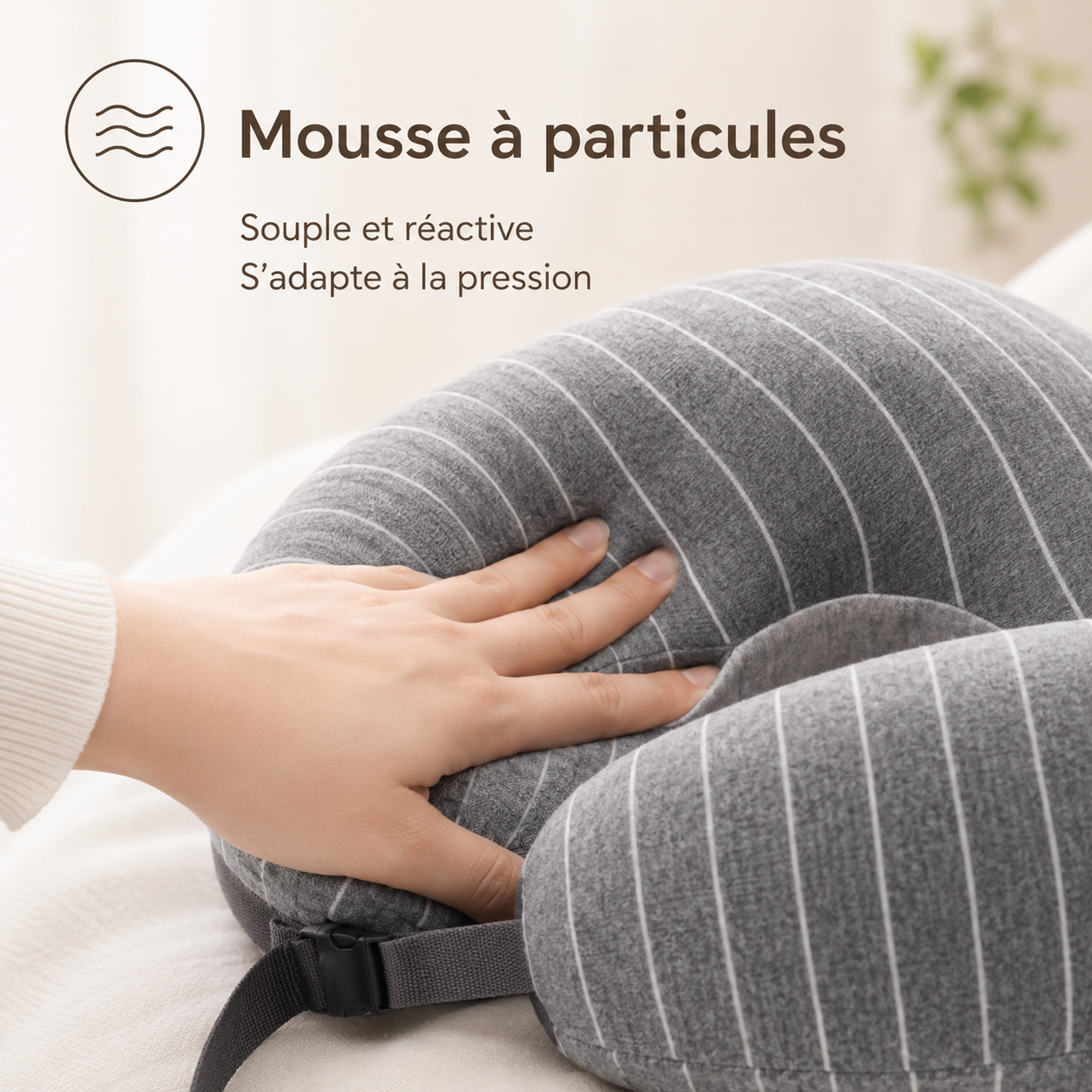 Coussin Ergonomique multifonction cervical et lombaire KAIBA