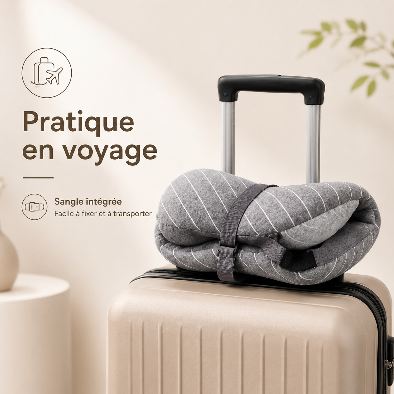 Coussin Ergonomique multifonction cervical et lombaire KAIBA
