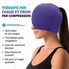 Bonnet anti-migraine avec gel rafraichissant 360° ComfiTech