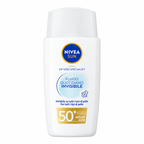 Flacon NIVEA SUN Fluide UV Invisible SPF 50+ visage 40 ml sur fond blanc