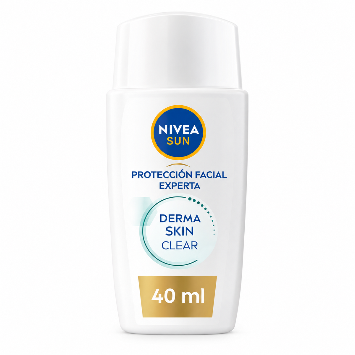 Flacon NIVEA SUN Derma Skin Clear SPF 50+ à la niacinamide, 40 ml