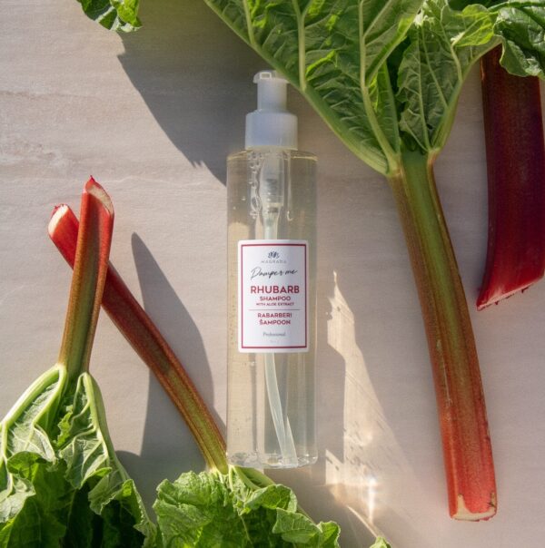 Shampooing à la rhubarbe avec extrait d’aloe vera – 250 ml Magrada Organic Cosmetics