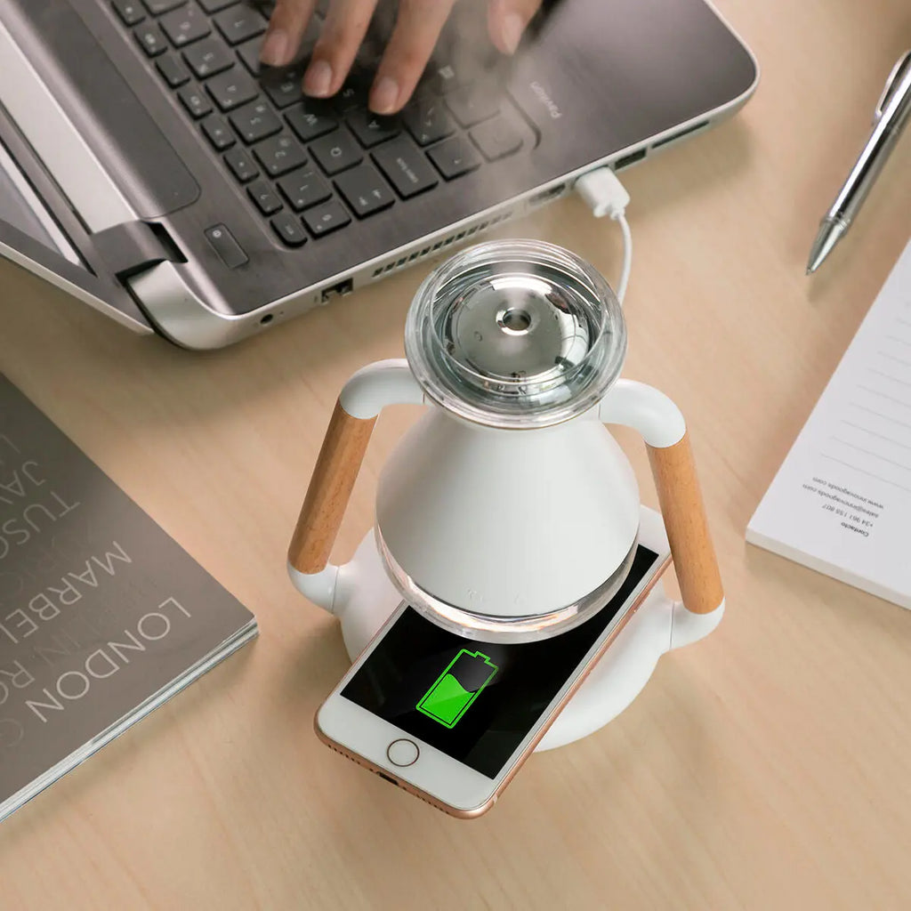 Humidificateur diffuseur 3 en 1 avec charge sans fil InnovaGoods
