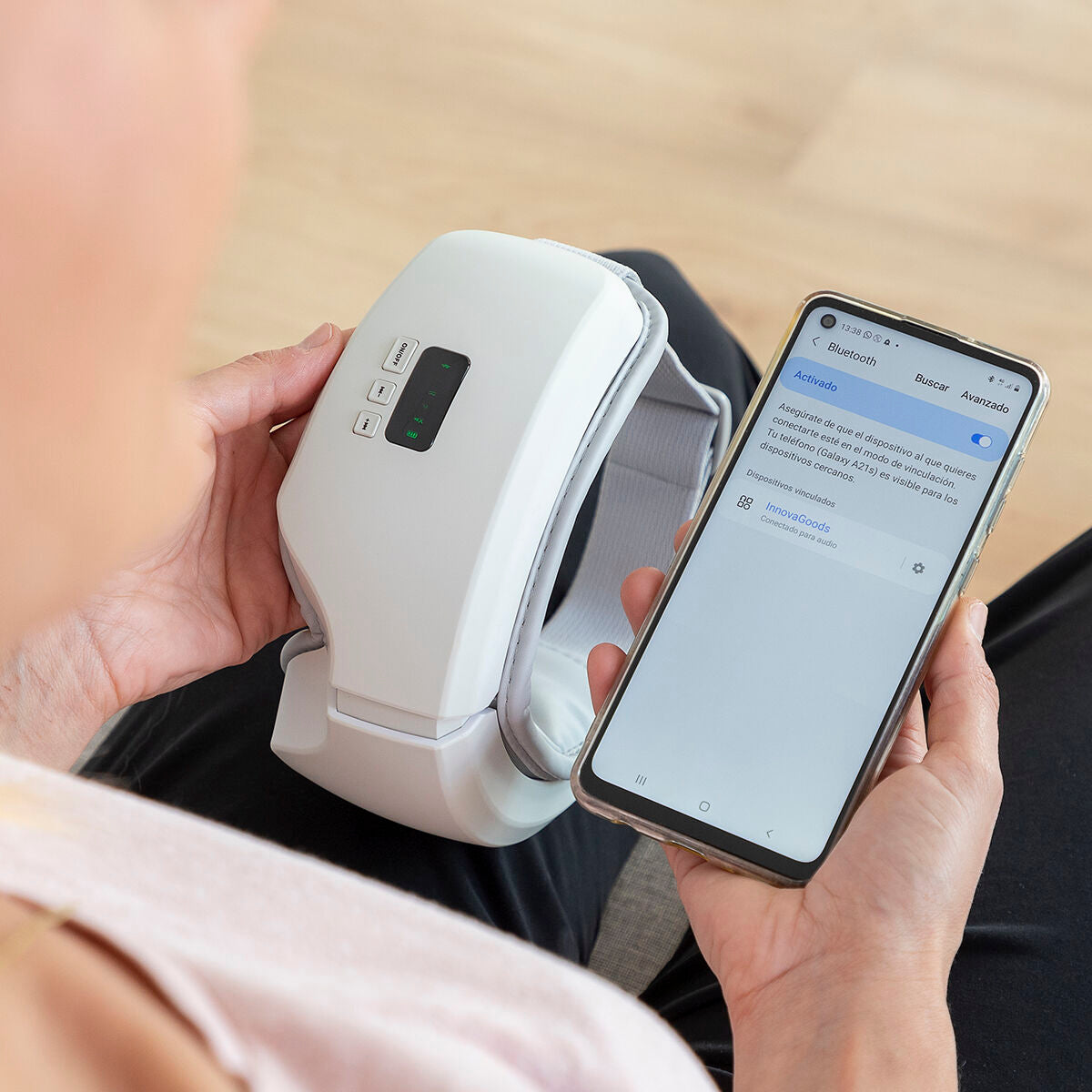 Masseur des yeux 4 en 1 avec chaleur et Bluetooth KAIBA