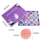 In Stock 12PCs Shower Piece Sea Salt With Dried Flowers Bath Salts Aromatherapy Sheet Bestway