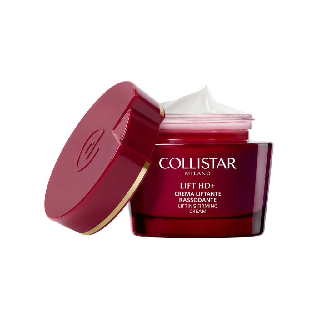Pot ouvert de crème Collistar Lift HD+ avec sa texture visible.