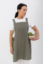 Japanese-Style Linen Apron Nuss