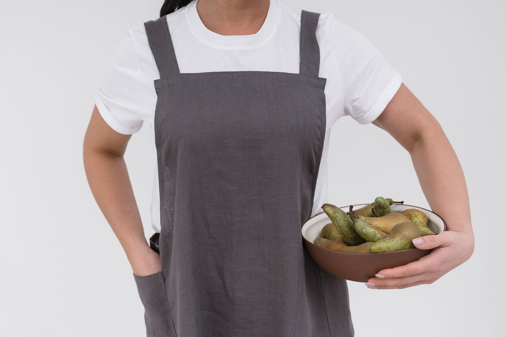 Japanese-Style Linen Apron Nuss