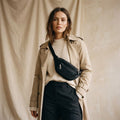 Leather Bum Bag No. 22 - Black