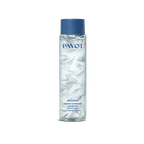 Flacon PAYOT Source Infusion Hydratante Repulpante 125 ml avec pétales en suspension, sur fond blanc.